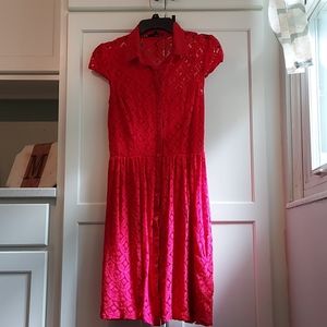 Maurices Dark Hot Pink Dress